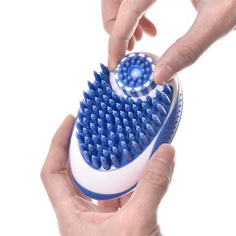 Image of Pet Dog Bath Brush Comb Pet SPA Massage Brush.