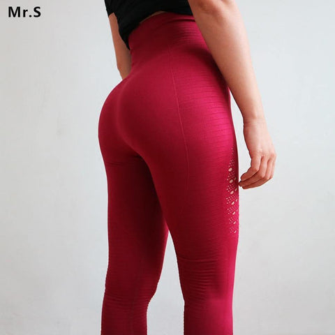 Image of Stretchy High Waist Sport Leggings.