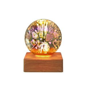 3D Fireworks Atmosphere Table Lamp