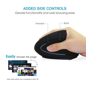 Wireless Mouse Light Wrist Healing Vertical Mouse.