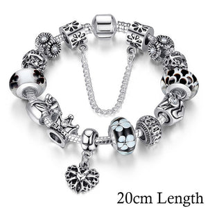Silver Charms Bracelet & Bangles