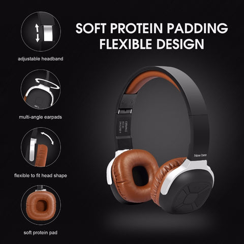 Image of New Bee Wireless Bluetooth Headphone.