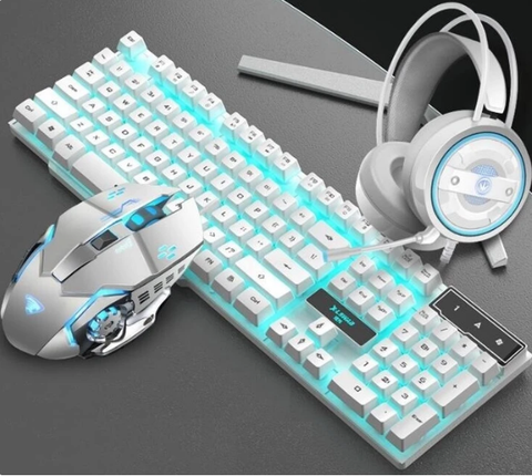 Image of Keyboard Mouse Headset Glare Gaming Set