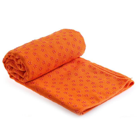 Image of Yoga Mat Cover Towel Blanket For Fitness Exercise.