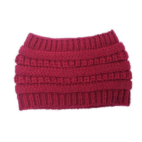 Image of Knitted Crochet Beanies Winter Hats.