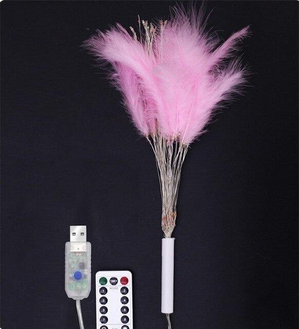 Hanging Starburst Fairy Feather Fireworks Light String 100 LED.