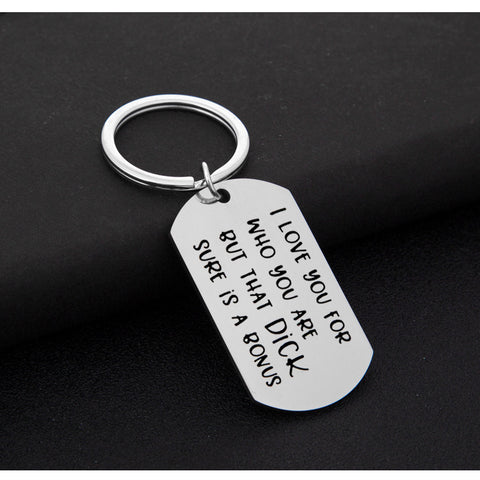 Image of Couple stainless steel keychain