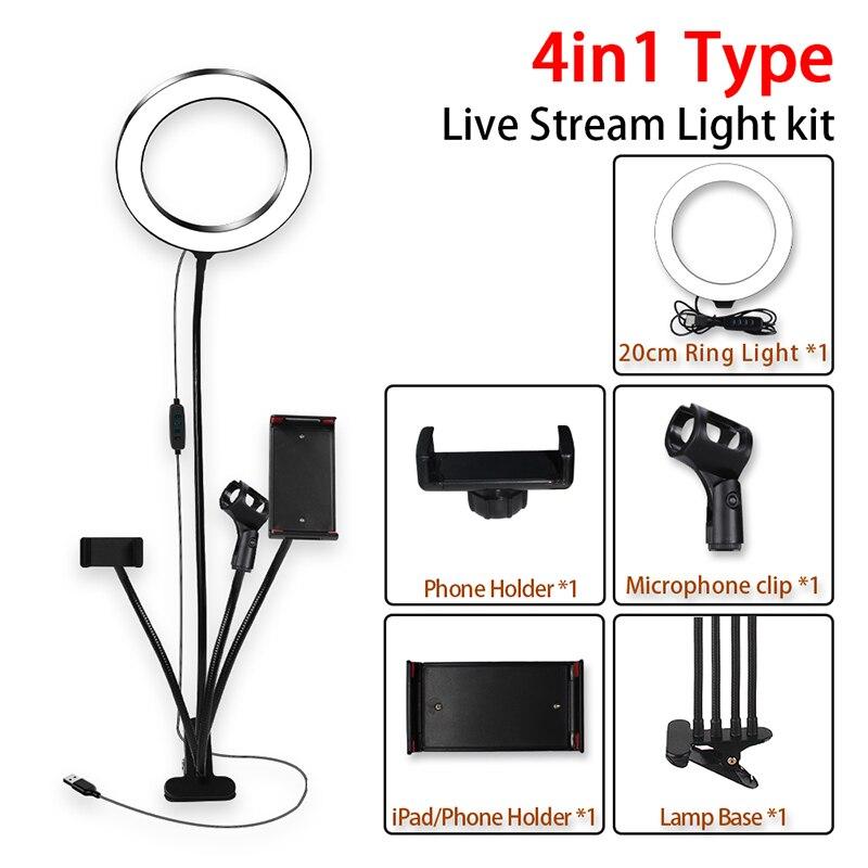 8inch LED Ring Light kit for Makeup Tutorial.