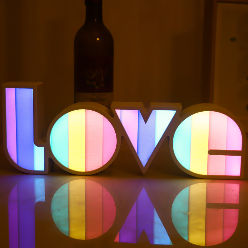 LED Letter Light Box LOVE Modeling Light