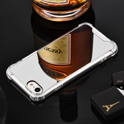 Image of Luxury Plating Mirror Phone Case For iPhone