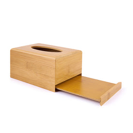 Bamboo Tissue Holder Case