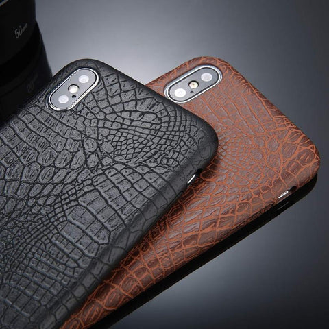 Image of Crocodile Texture Phone Case.