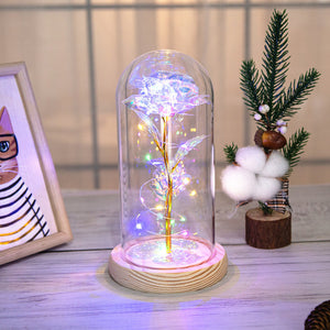 LED Glass Cover Rose Light