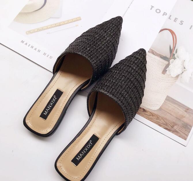 Toe Weave Mules Flip Flop