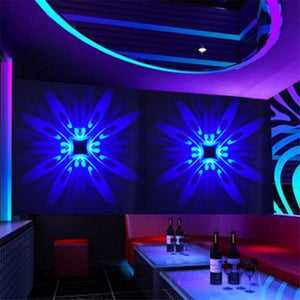 Wall Mounted LED Wall Lamp Projection Colourful Lighting.