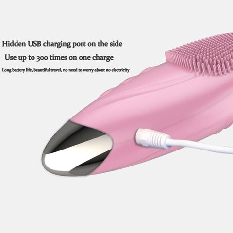 Image of Ultrasonic Electric Facial Cleansing Brush.
