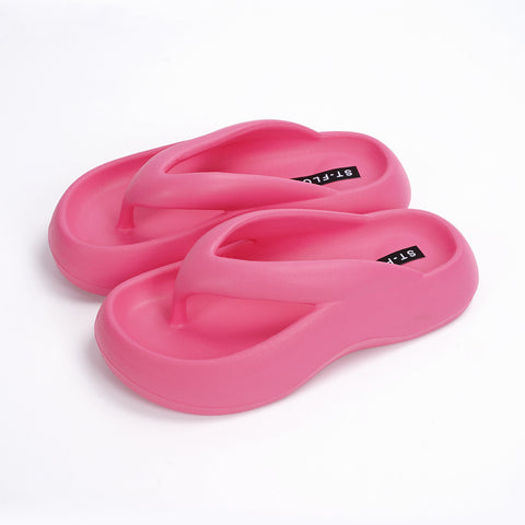 Image of Summer Clip-Foot Bread Slippers