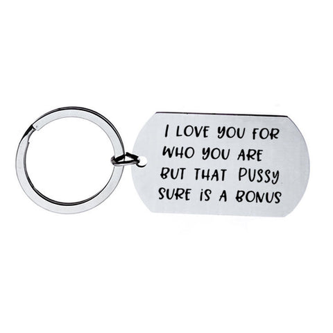 Image of Couple stainless steel keychain