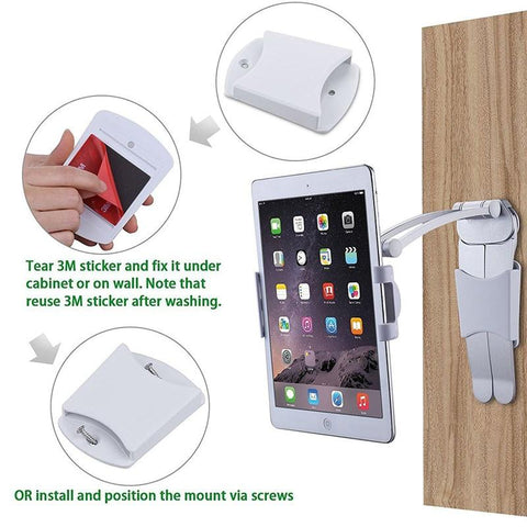 Image of Kitchen Tablet Stand Wall.