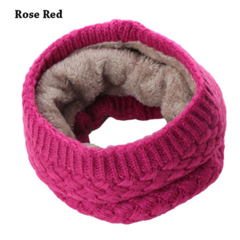 Image of 1Pc Winter Knit Neck Warmer Scarf