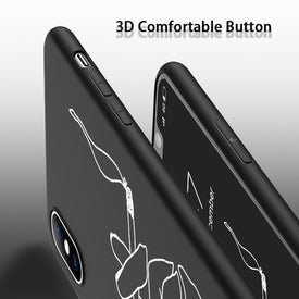 Abstract Art Lover Face Phone Case For iPhone