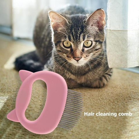 Image of Pet Massager & Deshedding Shell Comb.