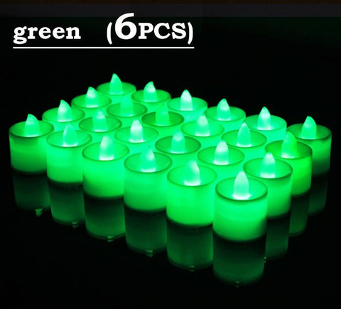 Image of LED Balloon Battery operated candle lamp multicolour.