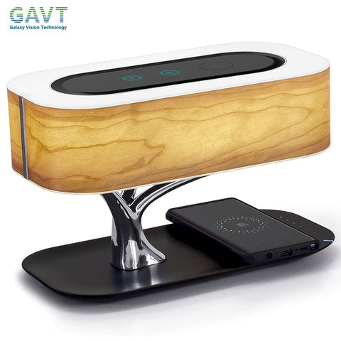 Image of Bluetooth Speaker Phone Charger Wireless Desk Lamp