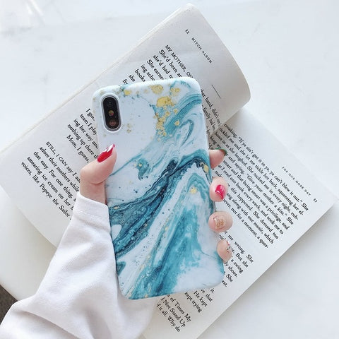 Image of Glitter Marble Case For iphone