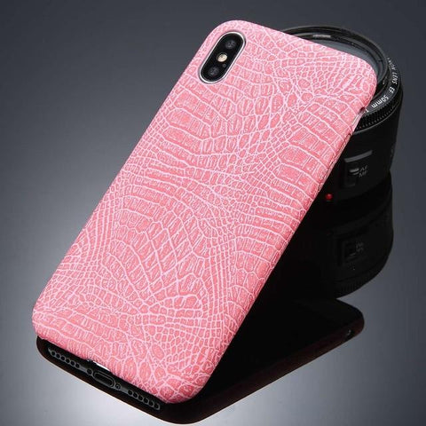 Image of Crocodile Texture Phone Case.