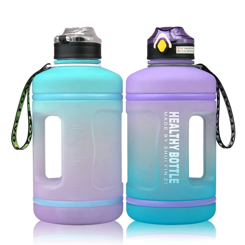 Image of Straw Space Cup Sports Water Bottle