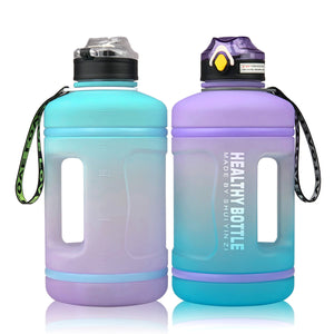 Straw Space Cup Sports Water Bottle