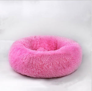 Pet Dog Bed Comfortable Donut Cuddler.