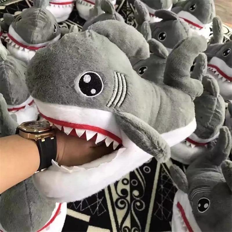 Shark Slipper Cotton Warm Indoor slippers.