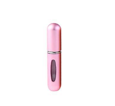 Image of Portable Mini Aluminum Refillable Perfume Bottle  Cosmetic Containers.