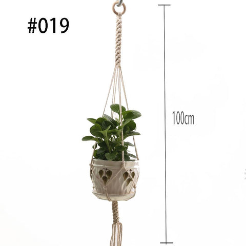 Image of Handmade Macrame Plant Hanger Wall Decoration