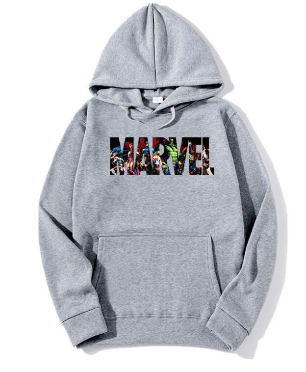 marvel print Hoodie.