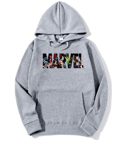 Image of marvel print Hoodie.