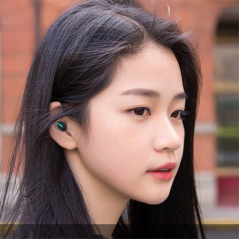 Image of Wireless Earphone Earbuds Bluetooth Q13 Built-in HD Microphone.