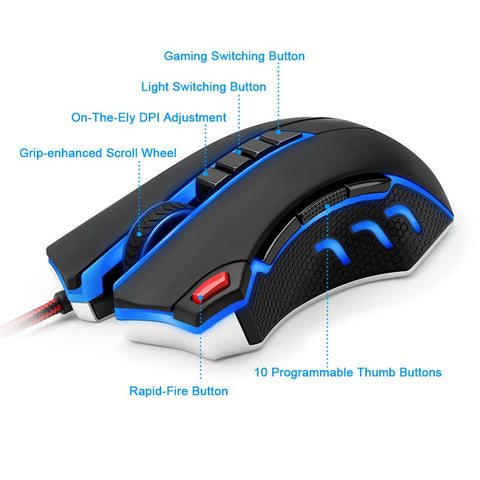 Image of Red dragon Gaming Mouse