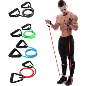 120cm Yoga Pull Rope Elastic Resistance Bands Fitness Workout.