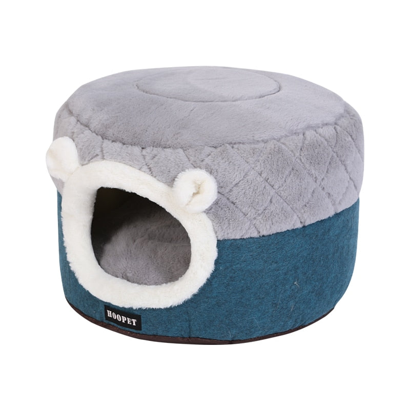 Soft Plush Puppy Cushion Pet Bed