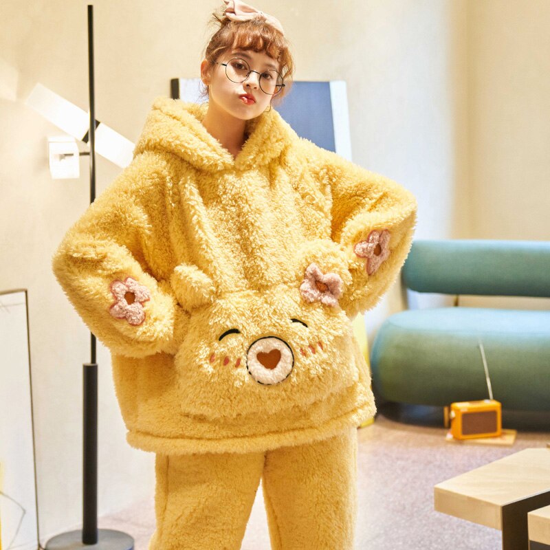 Winter Pyjamas Cartoon Women Sleepwear