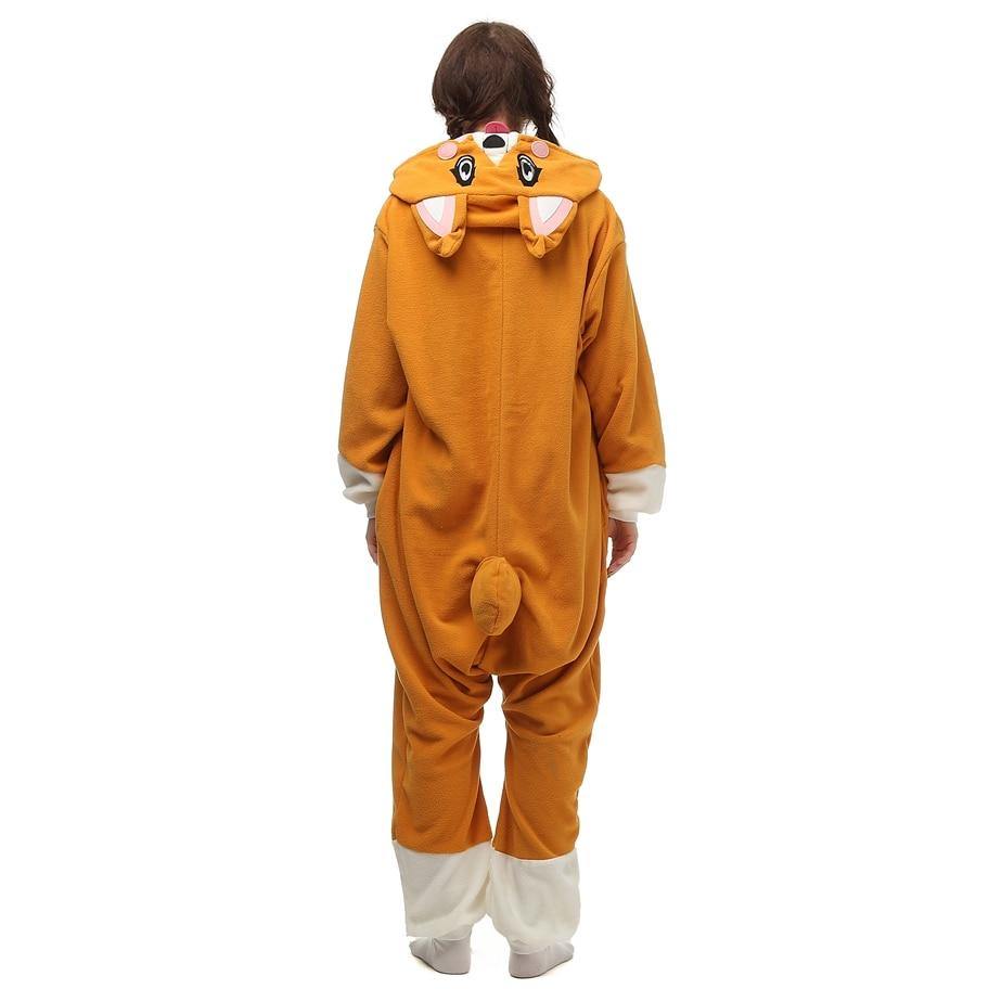 Welsh Corgi Onesie Winter Warm Pyjamas.