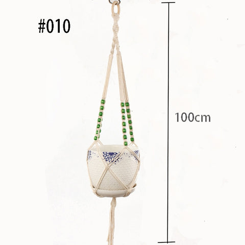 Image of Handmade Macrame Plant Hanger Wall Decoration