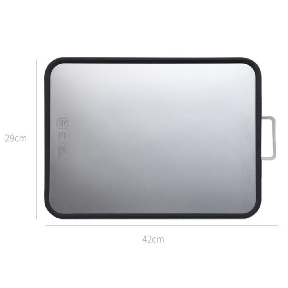 Multifunctional Thick Double-sided Cutting Board Stainless Steel.
