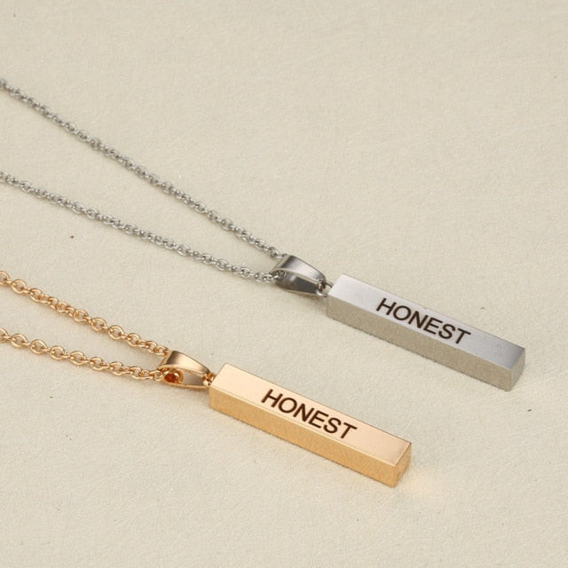 Engraving Personalized Couple Necklace