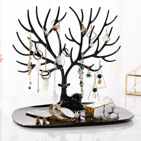 Image of ANFEI Little Deer Jewellery  Display Stand Tray Tree.