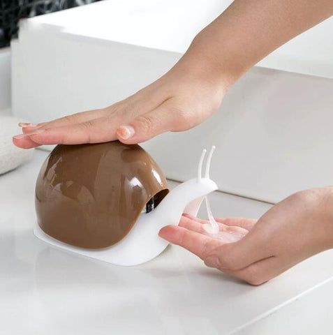 Image of Snail Design Liquid Soap Dispenser