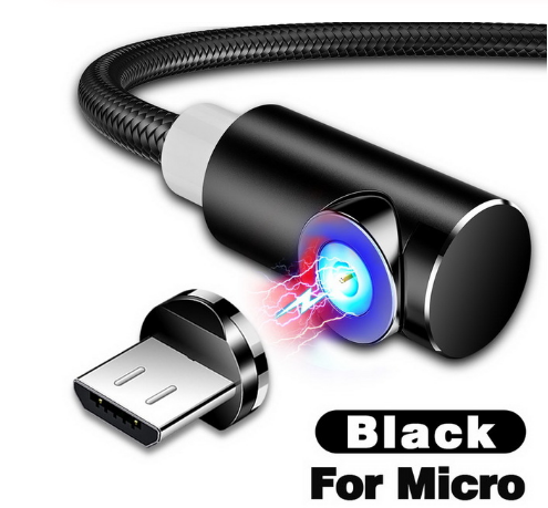 2m Magnetic Cable Micro USB Adapter Charger.